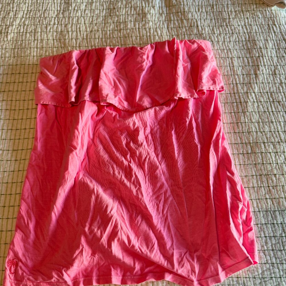 Set of Two Lilly Pulitzer Ruffle Tube Tops